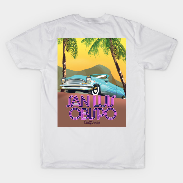 San Luis Obispo California Travel poster by nickemporium1